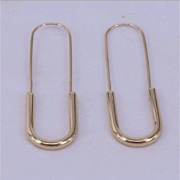 Safety Pin Me earrings - KRAVE SHOE